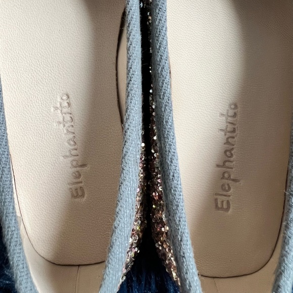 NWT Elephantito girls gold sequin shoes. - Picture 4 of 6
